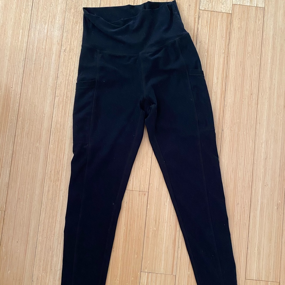 Wolven Threads Black Leggings
